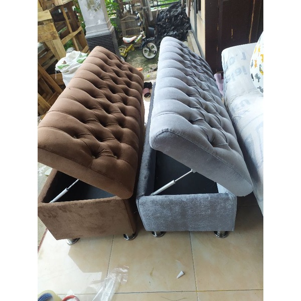Jual sofa bench storage box bisa buat menyimpan barang Shopee Indonesia
