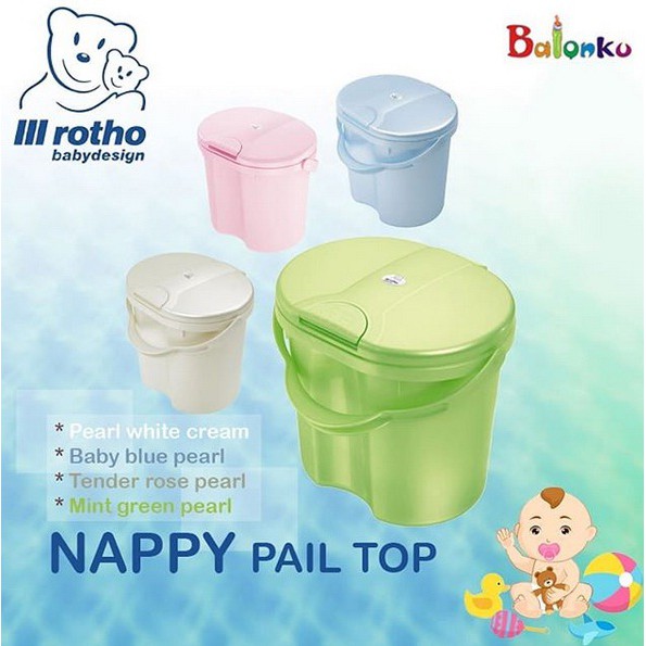 Jual Rotho Nappy Pail Wadah untuk membuang diaper sikecil Shopee