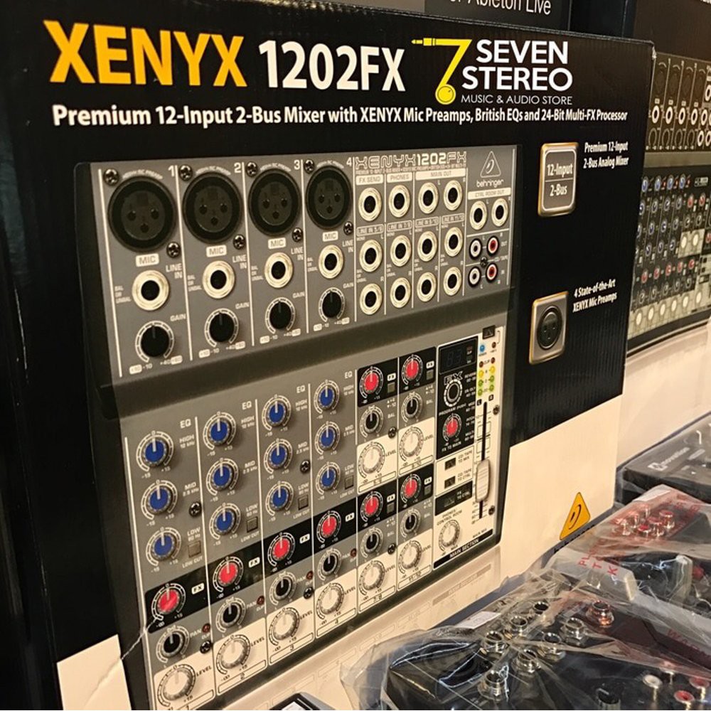 Jual Behringer Xenyx 1202FX 12 Input 2 Bux Mixer Multi Effect Processor