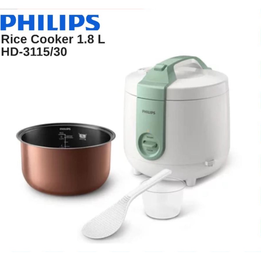 Jual Philips HD3115 Rice Cooker 1,8 Liter Shopee Indonesia