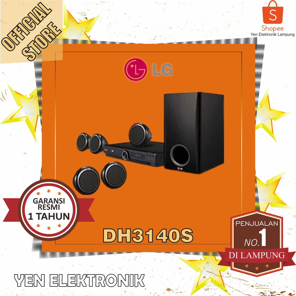 Jual LG Home Theater System 5.1 DH3140S Garansi Resmi LG 1 Tahun