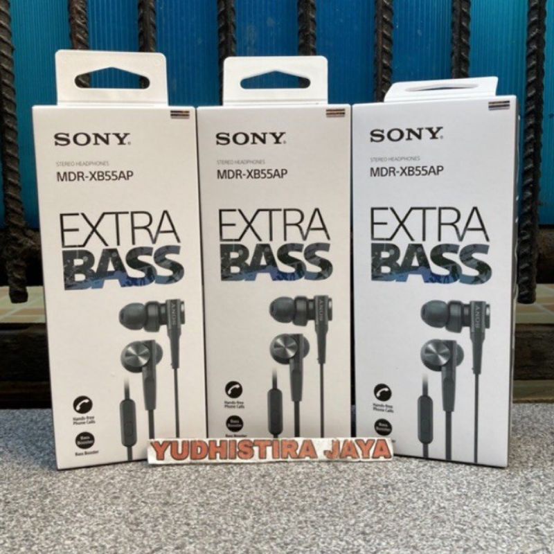 Jual Sony MDR XB55AP In Earphone Extra Bass Original Resmi Sony
