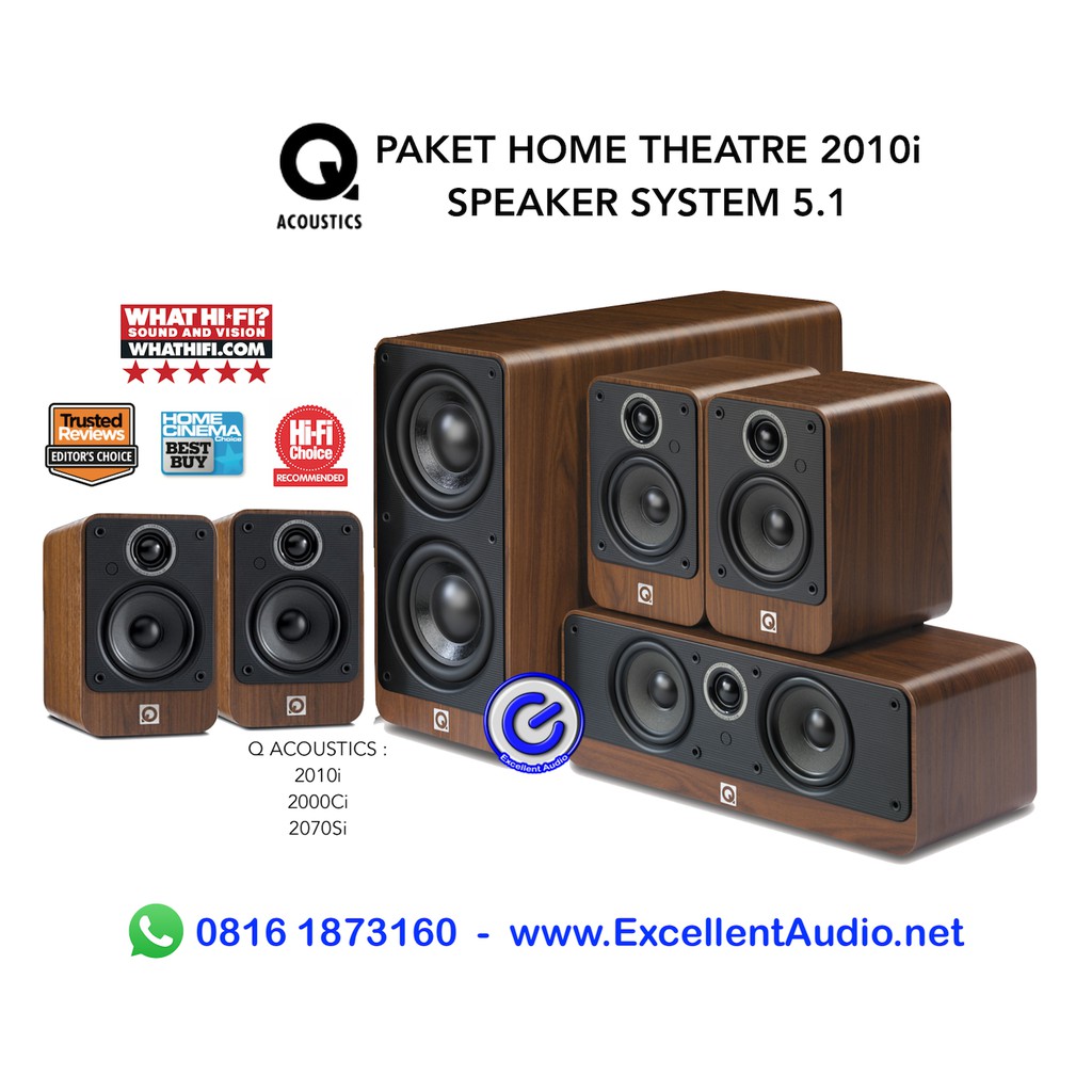 Jual Paket Q Acoustics 2010i 2000Ci 2070Si home theatre speaker system 5.1 kanal Shopee Indonesia
