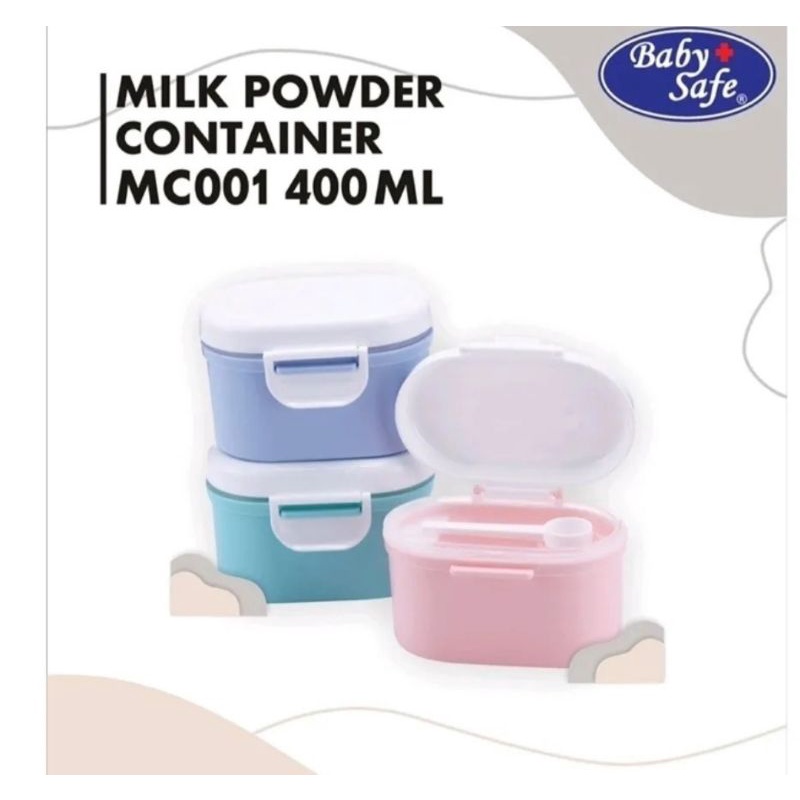 Jual BABY SAFE MILK POWDER CONTAINER / WADAH PENYIMPAN SUSU 400ML