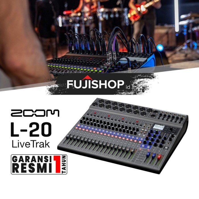 Jual Zoom Livetrak L20 Digital Mixer Recorder Livetrak L20 Garansi