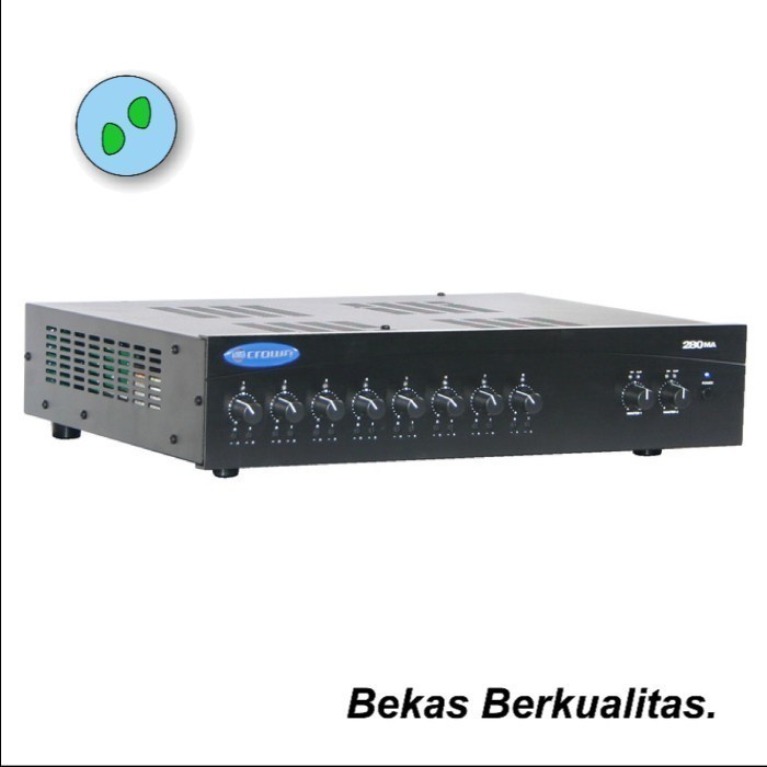 Jual Crown 280MA MixerAmplifier Sound System Impor Original Bekas