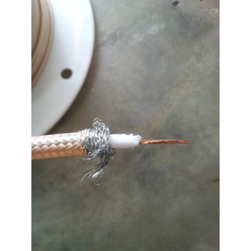 Jual Kabel RG58 transparan merk D Antenna dijual per meter Shopee