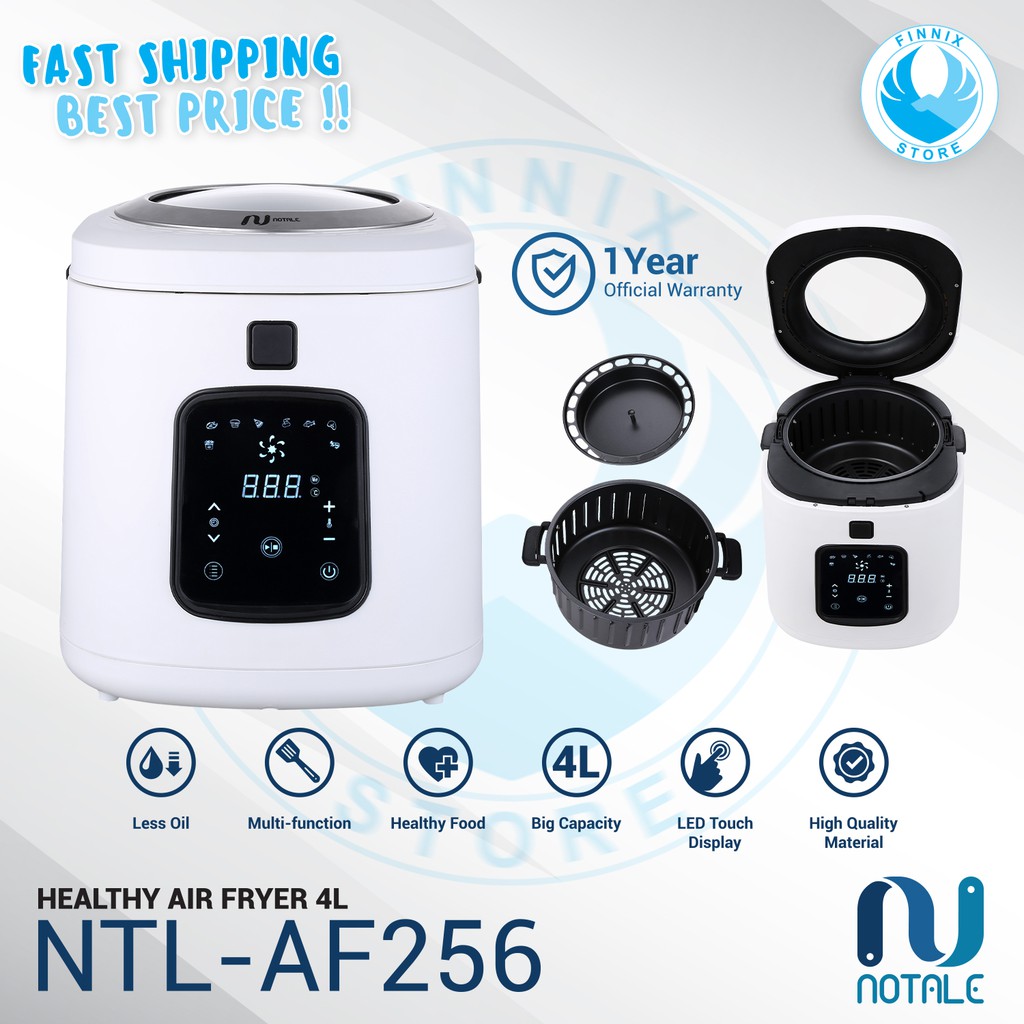 Jual Notale Air Fryer Digital 4L Touch Display Penggoreng Tanpa