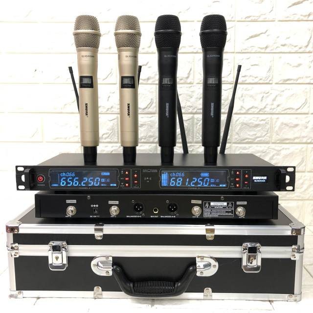 Jual Microphone mic Wireless Shure QLX D KSM9 (Handheld) Shopee Indonesia