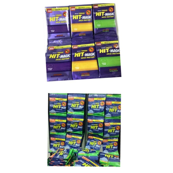 Jual Obat nyamuk hit bakar hit listrik hit mat hit magic sachet