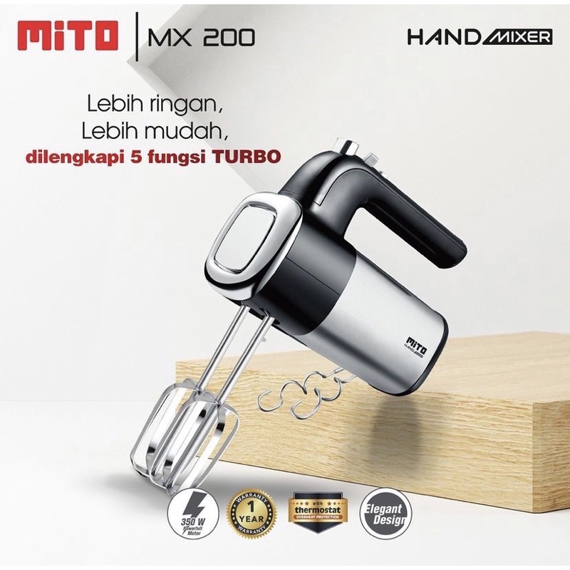 Jual Hand Mixer Mito MX 200 Shopee Indonesia