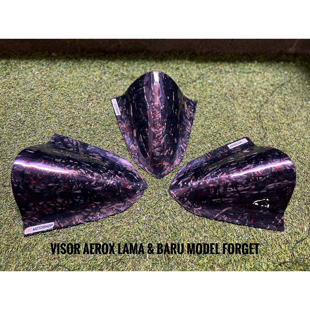 Jual aksesoris motor Winshield carbon windshield aerox sporty