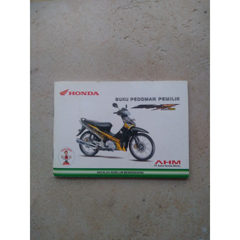 Jual Buku Pedoman Pemilik Motor Honda Supra X 125DD Shopee Indonesia