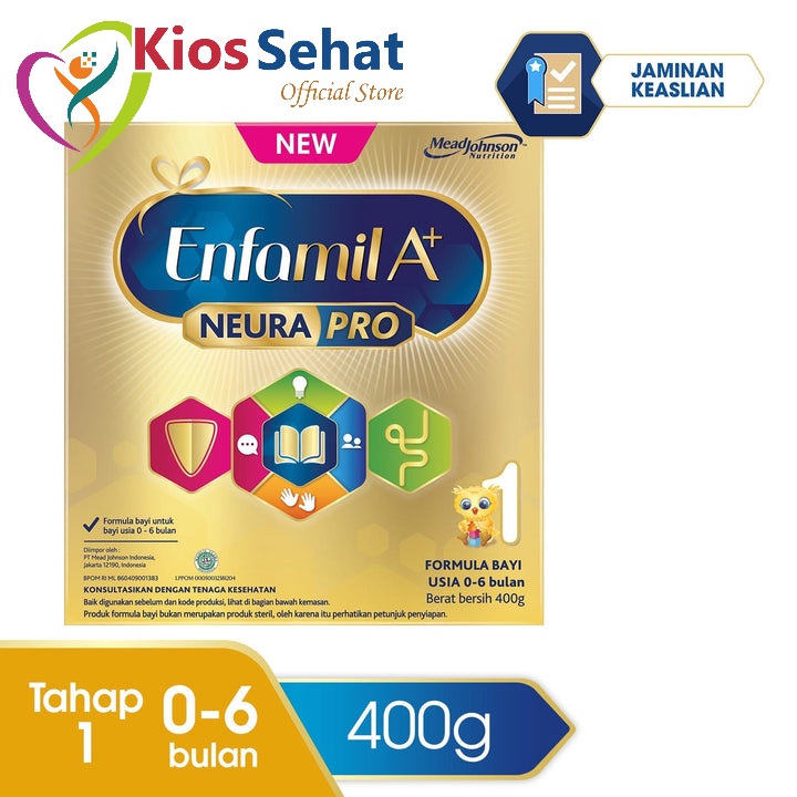 Jual Enfamil A+1 Susu Formula Kotak (400gr) [Balita usia 0 6 Bulan