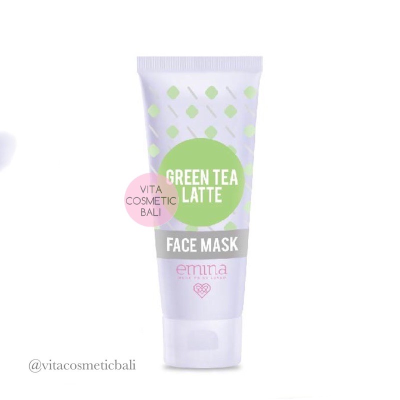 Jual Emina Green Tea Latte Face Mask 60 ml Shopee Indonesia