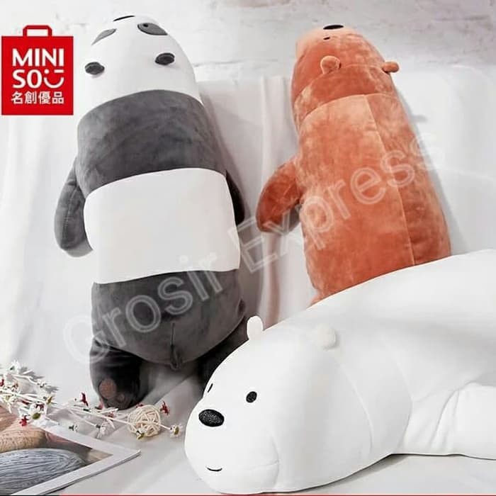 Jual Jual **GOOD QUALITY** Boneka Bolster We Bare Bears Grizzly IceBear