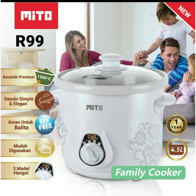 Jual MITO SLOW COOKER R99 4 LITER Shopee Indonesia