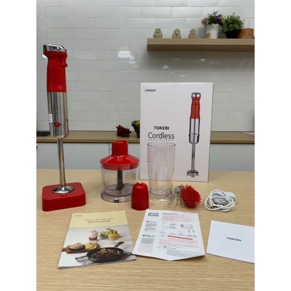 Jual READY Hand Blender Cordless Tanpa Listrik ORI Tokebi Cordless