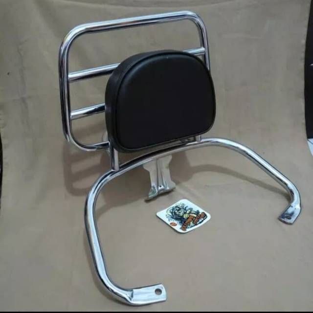 Jual Backrack vespa primavera,sprint. Aksesoris vespa Shopee Indonesia