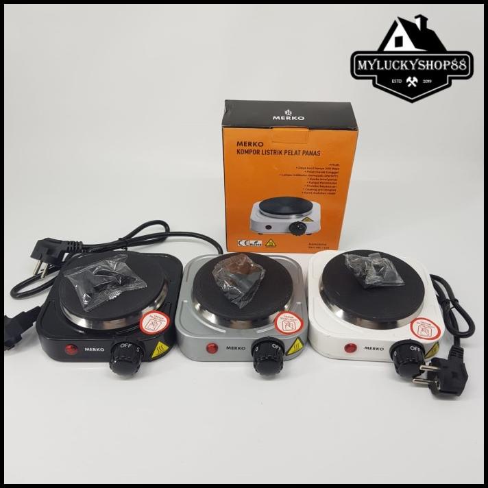 Jual Kompor Listrik Mini Electric Hot Plate Plat Panas 500W Merko
