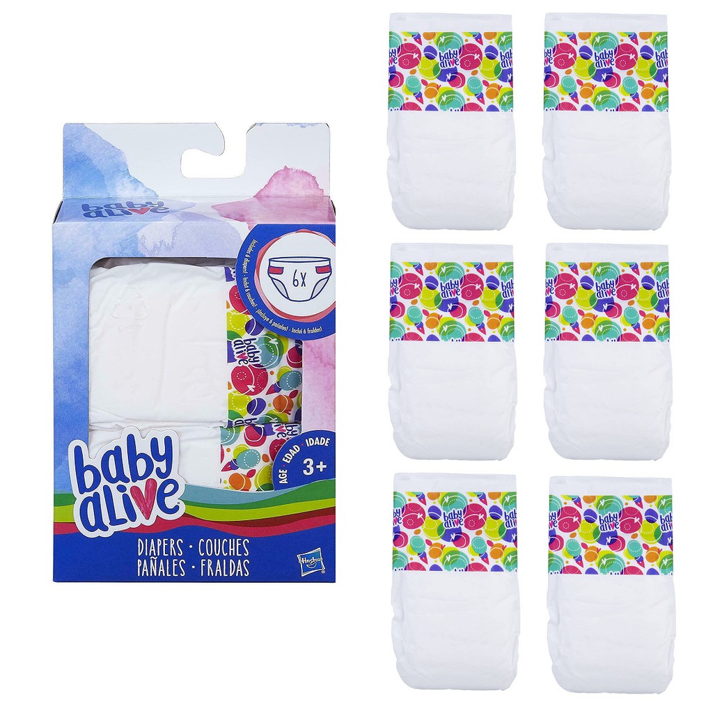 Jual Baby Alive Diapers Refill Pack Popok Pampers Boneka Original