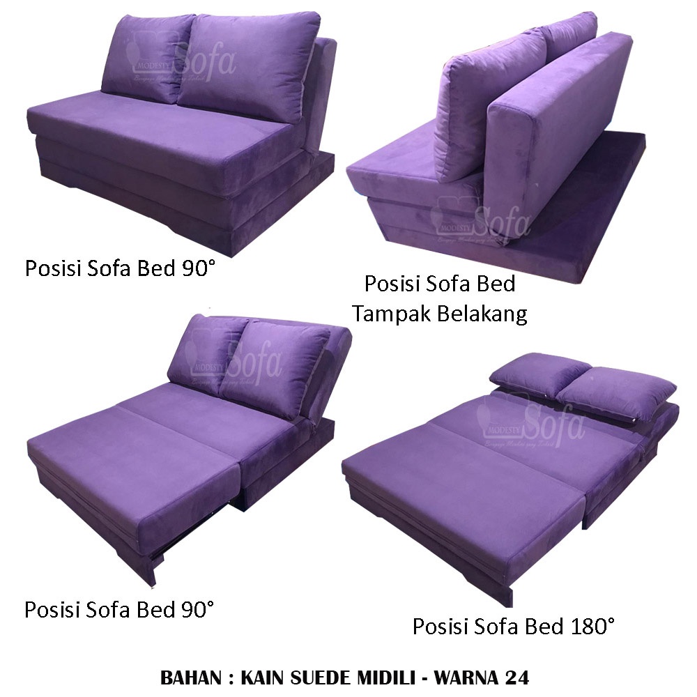 Jual Sofa Bed Modesty Tanpa Tangan (Uk.120 cm) Shopee Indonesia
