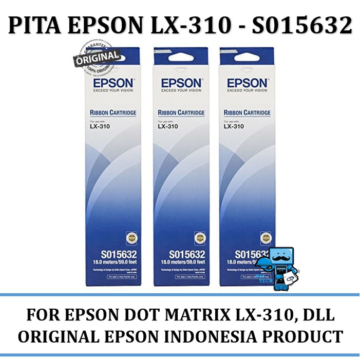 Jual Pita Epson LX310 Original Ribbon Cartridge Original Shopee