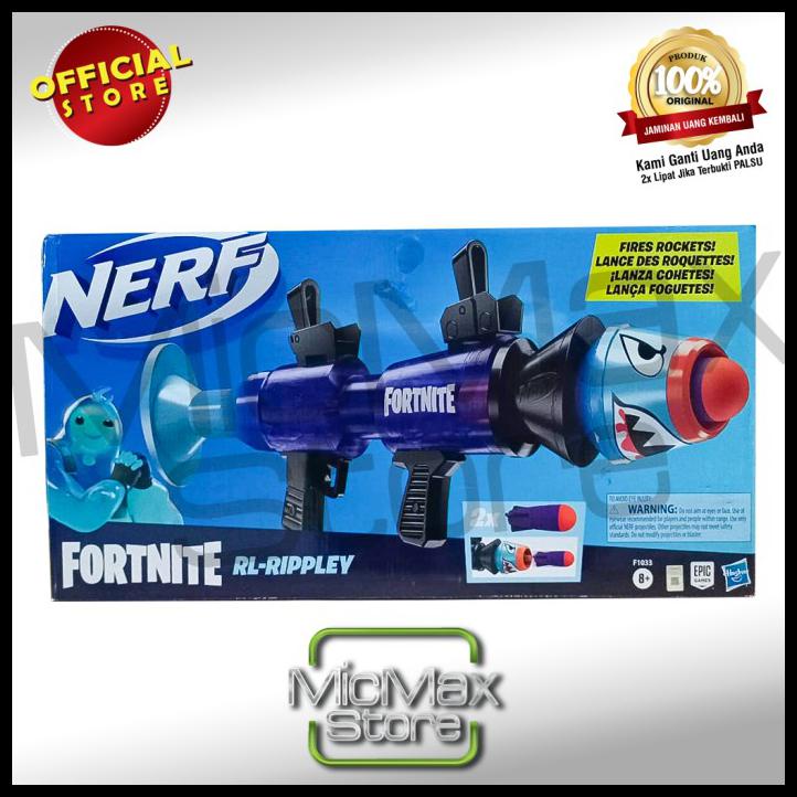 Jual Nerf Fortnite Rl Rippley Elite Dart Blaster Mainan Original Shopee Indonesia