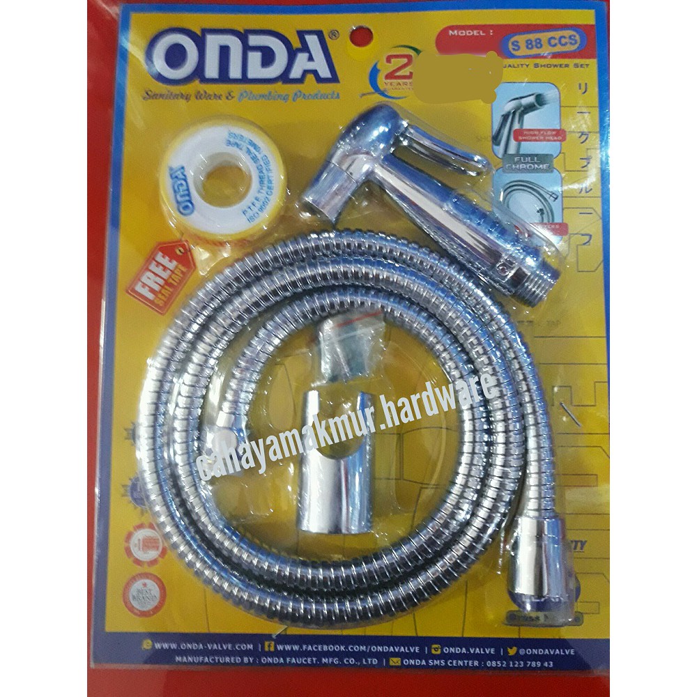 Jual JET SHOWER ONDA / SHOWER TOILET ONDA S88 CCS Shopee Indonesia
