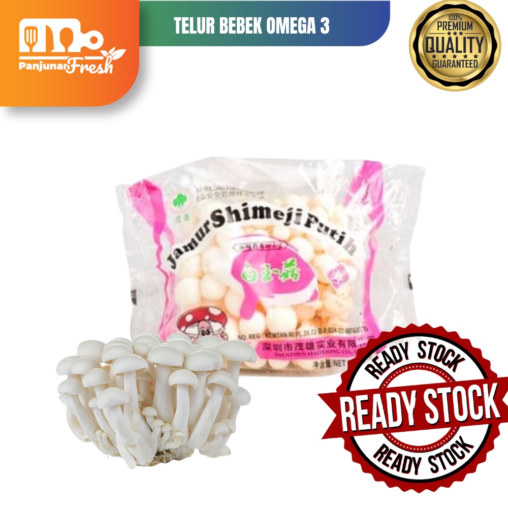 Jual Jamur Shimeji PUTIH Mushroom White Simeji 150 gr Sayur 150gr