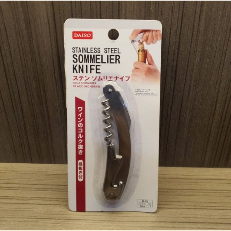Jual Alat Pembuka Botol Wine Stainless Steel Corkscrew & Wine Opener