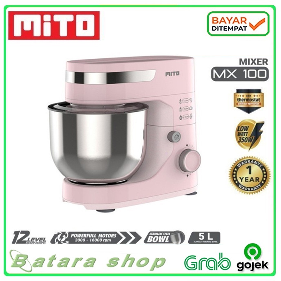 Jual Stand Mixer MX100 Stand Mixer Mito 5Liter12 Level SPEED Shopee