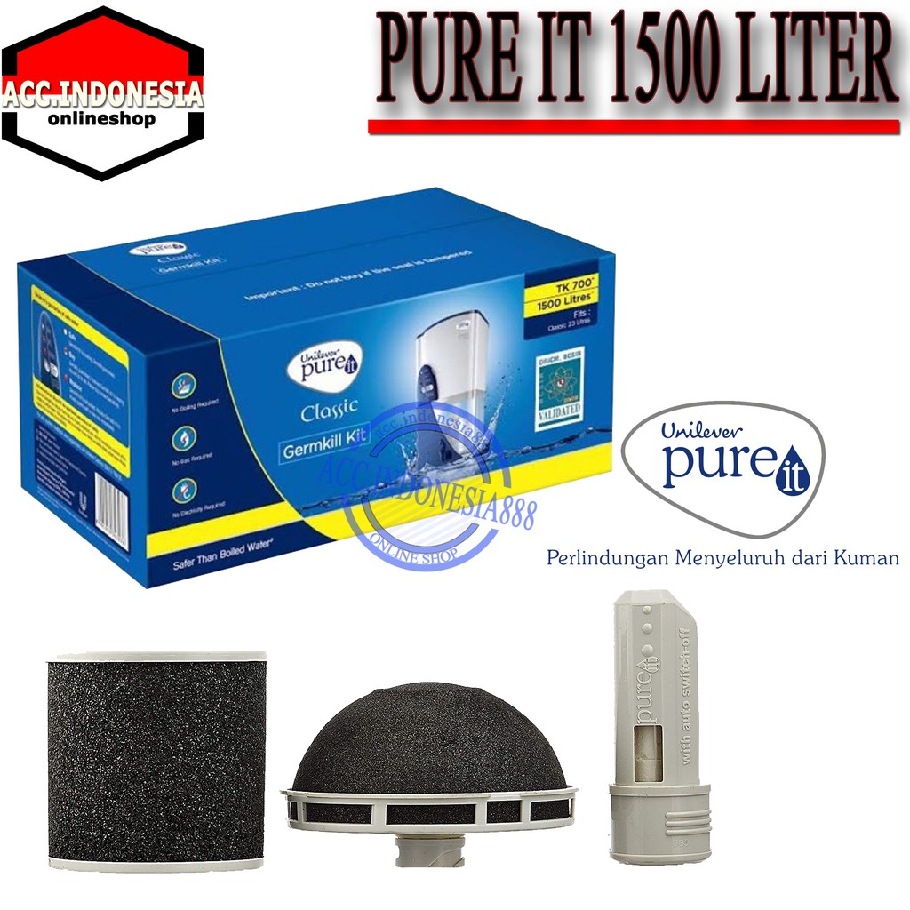 Jual Filter Germkill Unilever PureIt GKK Classic 1500 Liter GKK1500L