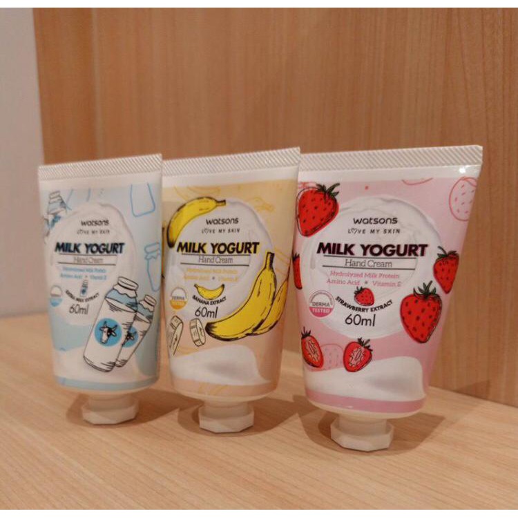 Jual WATSONS MILK YOGURT HAND CREAM 60ML Shopee Indonesia