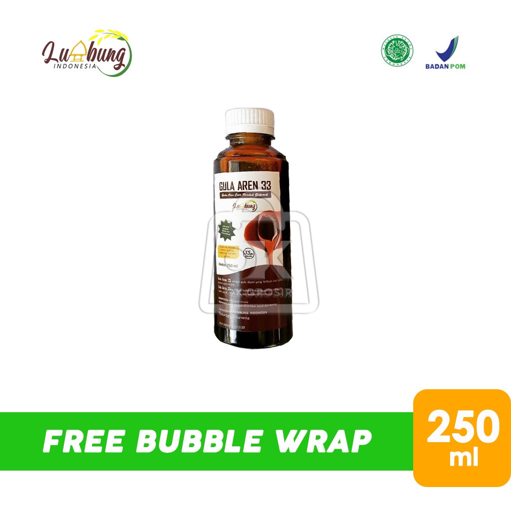 Jual Gula Aren Cair 33 LUMBUNG / Arenga Palm Sugar Syrup (Botol 250ml