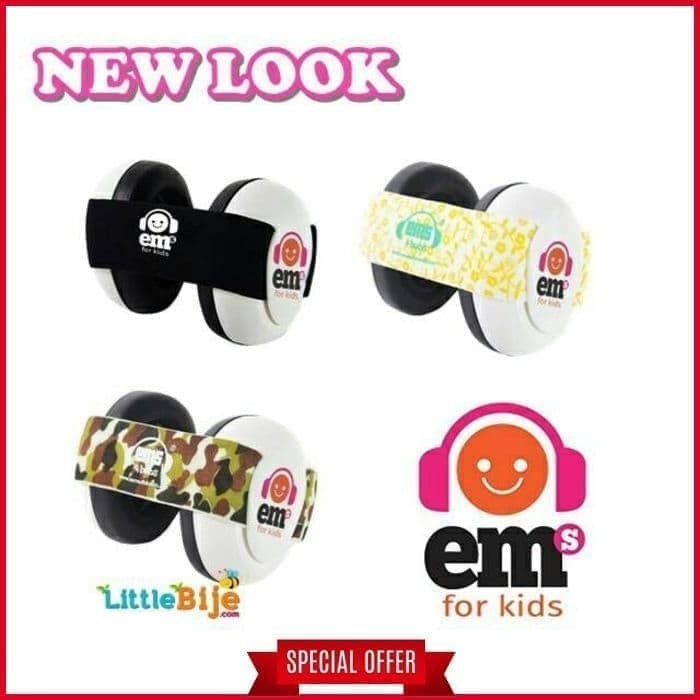 Jual Earmuff Earplug Earwarmer Ems For Bubs Earmuff Muff White