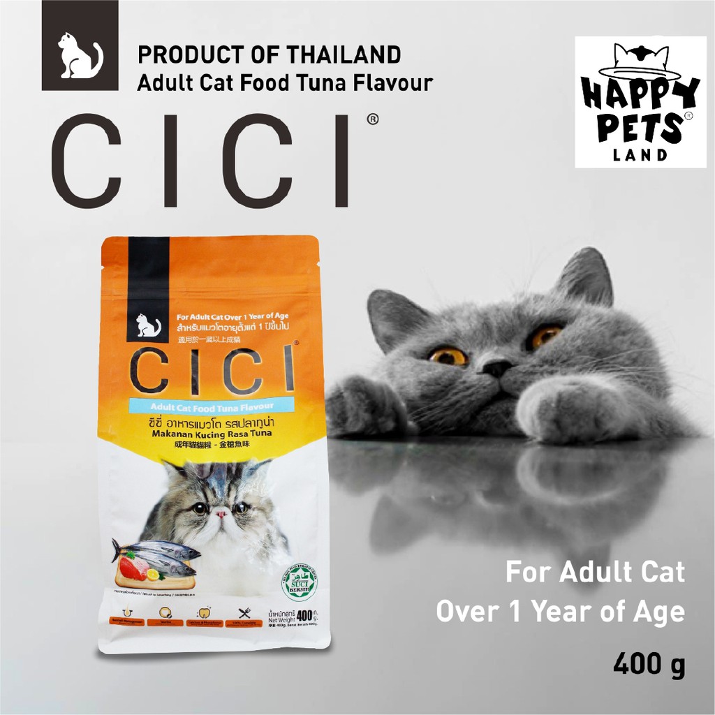 Jual CICI Adult Cat Food Tuna 400 Gr Shopee Indonesia
