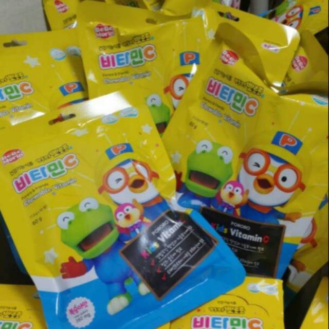 Jual Vitamin C pororo anak original asli Korea Shopee Indonesia