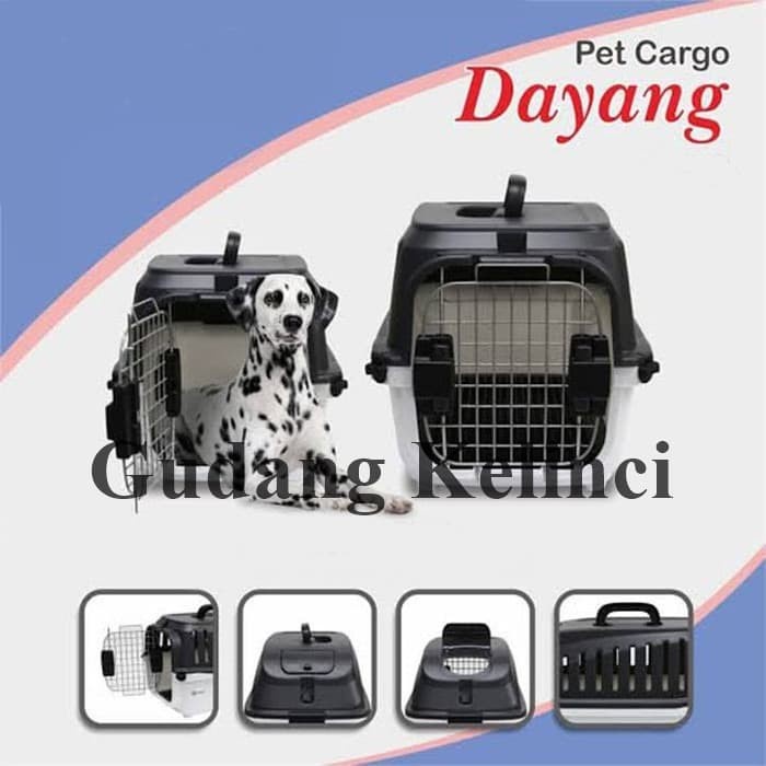 Jual KANDANG / PET CARGO / PET CARRIER DAYANG MEDIUM 087 ( EKSPEDISI ) Shopee Indonesia