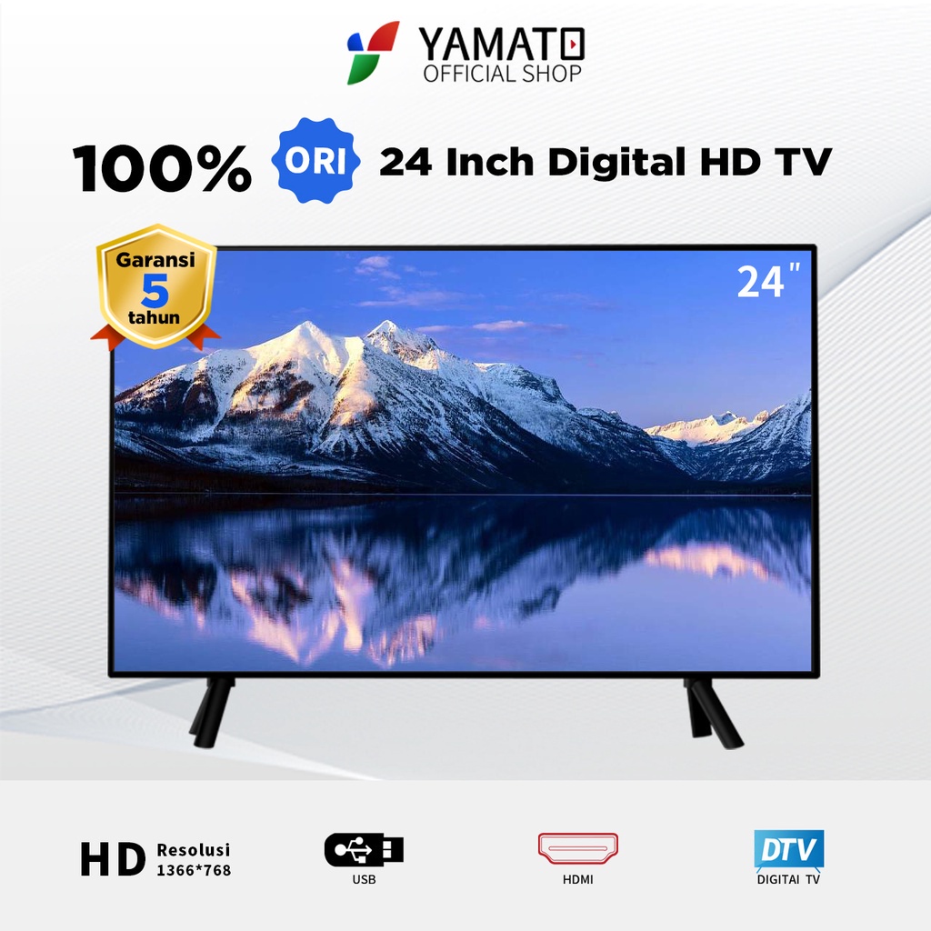 Jual TV 32 Inch LED digital TV LED 24 INCH DIGITAL/ANALOG Support USB