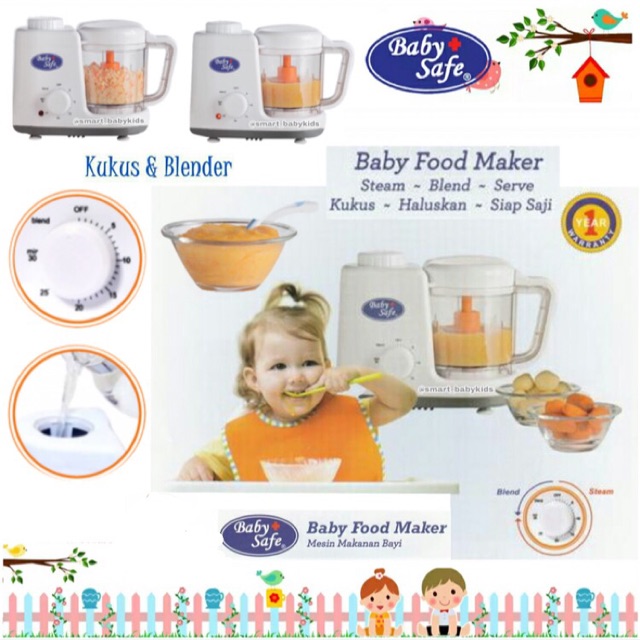 Jual BABY SAFE FOOD MAKER ( KUKUS + STEAM + BLENDER ) Shopee Indonesia