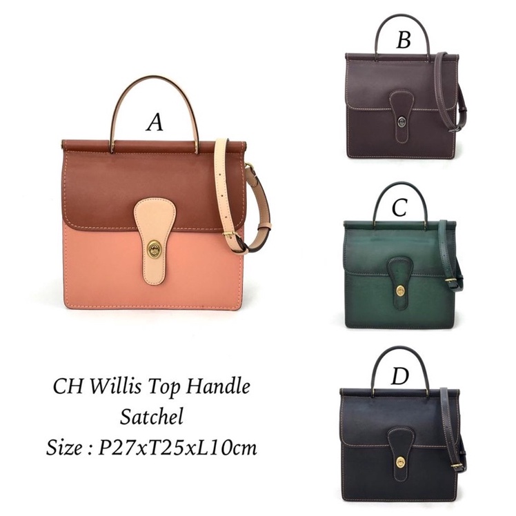 Jual ‼️READY‼️ COACH Willis Top Handle Satchel Shopee Indonesia