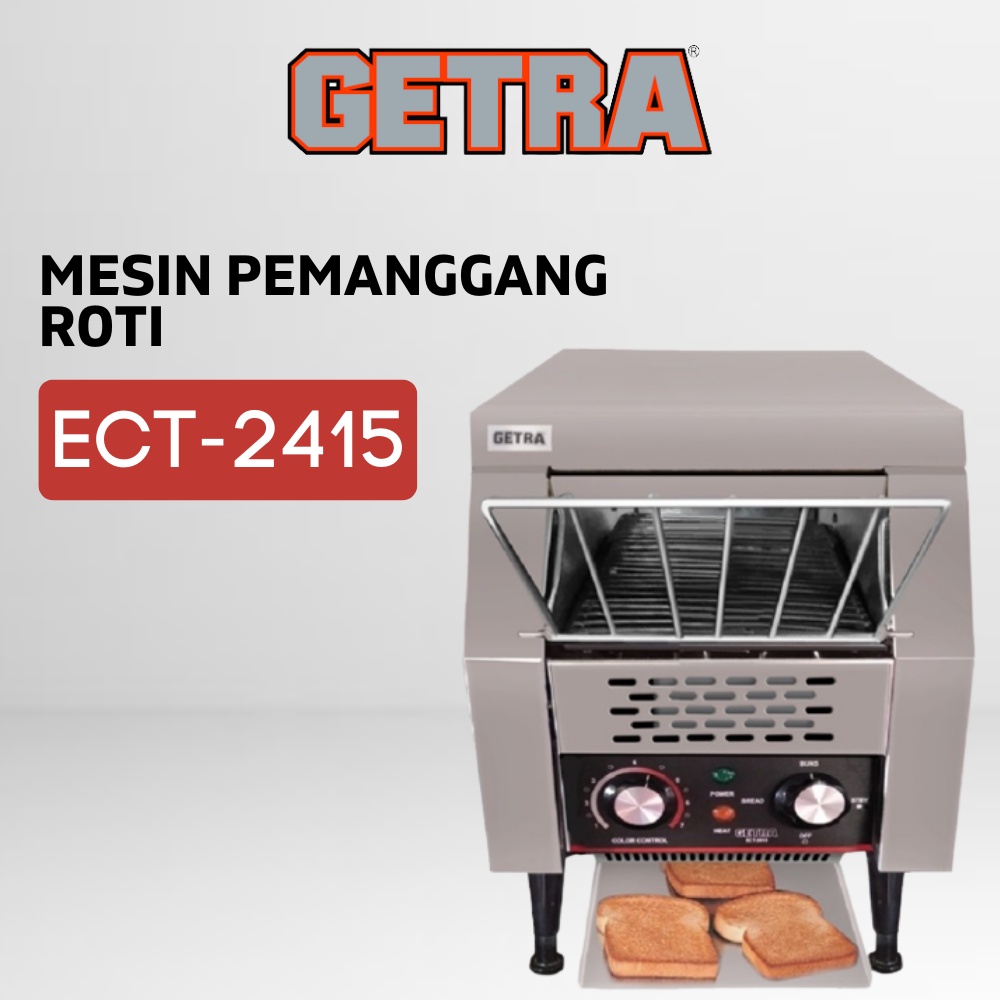 Jual PEMANGGANG TOASTER CONVEYOR GETRA ECT2415 MESIN PANGGANGAN ROTI