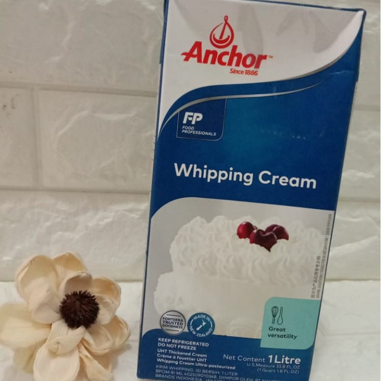 Jual Anchor Whipping cream 1ltr expired 20 September 2024 Shopee