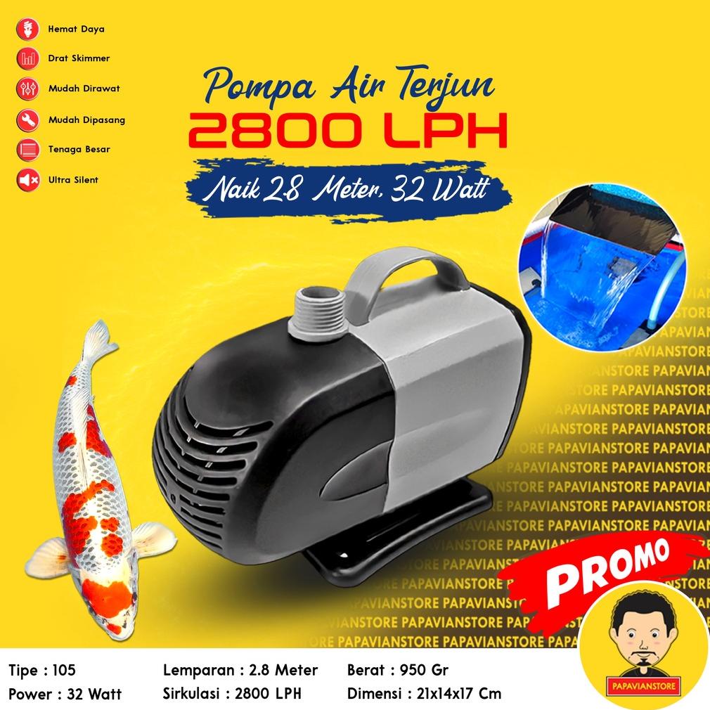 Jual Mesin Pompa Filter Air Kolam Ikan Hias Koi Aquarium Tank Predator