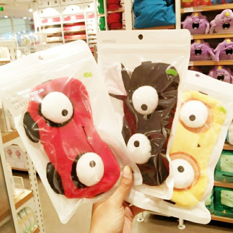 Jual MINISO Penutup mata FREE GEL / eye mask miniso Shopee Indonesia