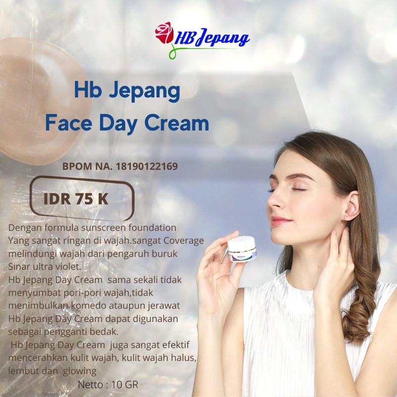 Jual HB JEPANG FACE DAY CREAM (ECER) Shopee Indonesia
