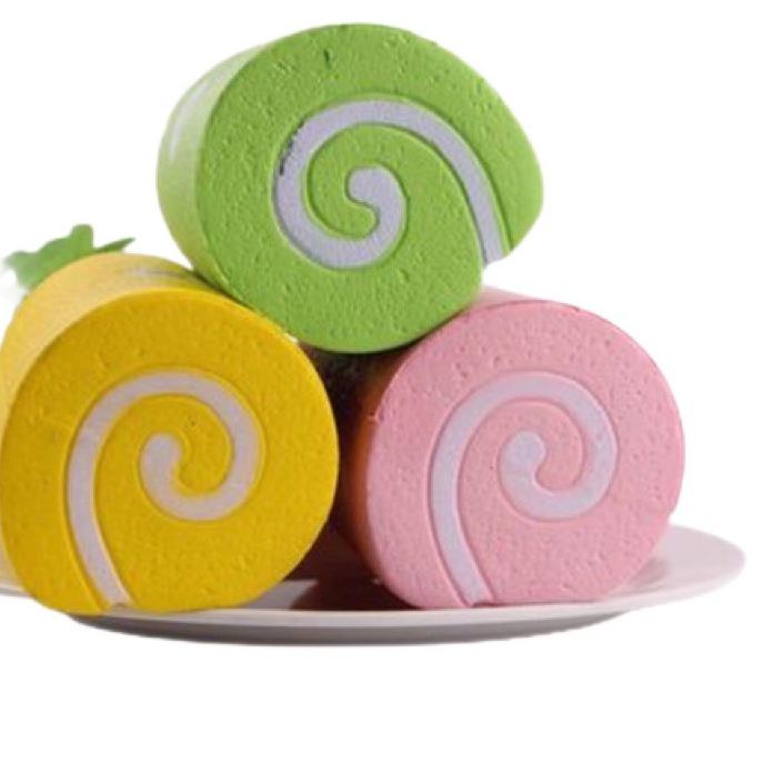 Jual For Sale SQUISHY Jumbo Cake Roll Squishy HIJAU / KUNING
