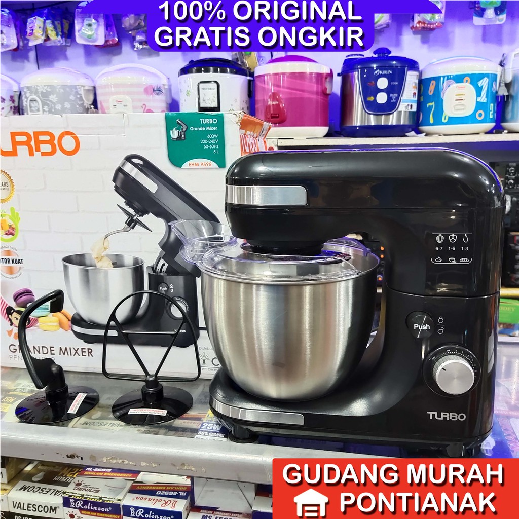 Jual Mixer TURBO Grande EHM 9595 Jumbo size 5 Liter Pengaduk pencampur