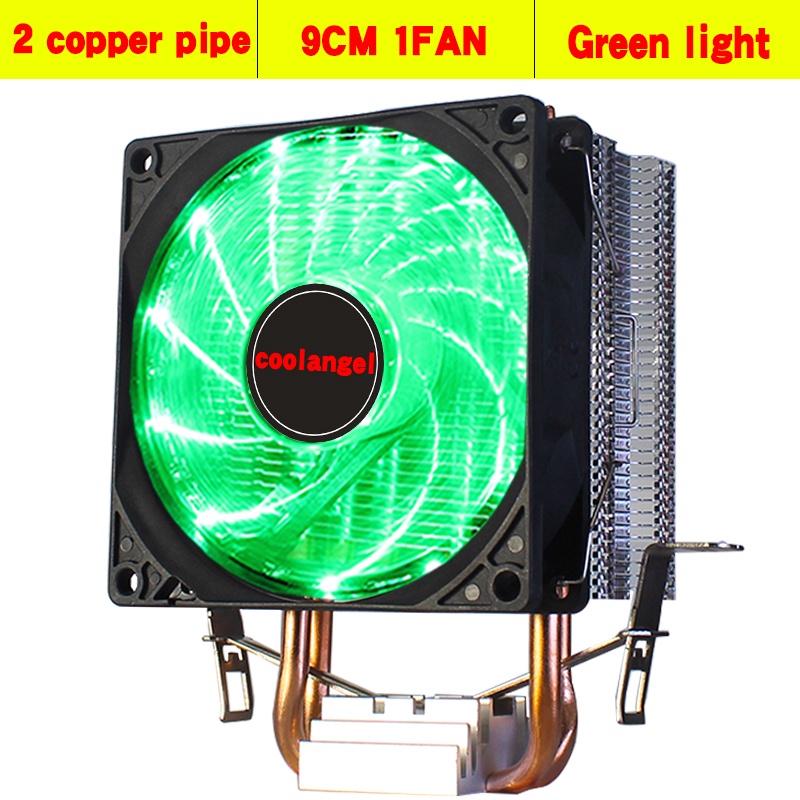 Jual CPU Cooler Heat Pipes 90mm 3 Pin RGB for Intel LGA 1200 1155 1356 1366 1700 2011 X79 X99